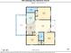 Detailed floor plan showcasing the layout of the home, including the living room, bedrooms, and kitchen at 2401 Gelsinger Ave, Bessemer City, NC 28016