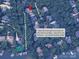 Location map showing access to boat slip D #6 with a short path from the property at 4646 Eagle Pointe Ct, Denver, NC 28037