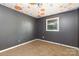 Bedroom featuring unique ceiling art and carpeted floor at 518 W Westview St, Gastonia, NC 28052