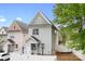 Backyard with a patio, white fence, and green trees at 6603 Park Meadows Pl, Huntersville, NC 28078