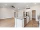 Open concept living room and kitchen at 7015 Jerimoth Dr, Charlotte, NC 28215