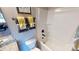 Clean bathroom featuring modern fixtures, neutral walls, a shower and a decorative accents at 7016 Butternut Oak Ter, Huntersville, NC 28214