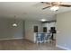 Open-concept living space blends kitchen and living room, perfect for entertaining and relaxation at 906 Wisteria Way, Salisbury, NC 28146