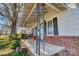 Charming front porch with room for seating at 100 W 3Rd St, Cherryville, NC 28021