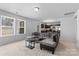 Spacious living room area with lots of natural light next to a kitchen and breakfast area at 109 Landon Ct, Shelby, NC 28152