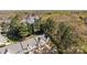 Aerial view of townhomes surrounded by lush trees at 11929 Kings Castle Ct, Charlotte, NC 28277