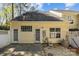 Backyard with a small patio and siding at 11929 Kings Castle Ct, Charlotte, NC 28277