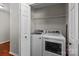 Convenient laundry room with modern washer and dryer units at 11929 Kings Castle Ct, Charlotte, NC 28277