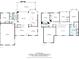 Detailed floor plan showcasing layout of the home with bedrooms, kitchen, living room, and outdoor screened porch at 16123 Chiltern Ln, Huntersville, NC 28078