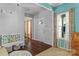 Inviting foyer features hardwood floors and ample natural light at 270 Almora Loop, Mooresville, NC 28115