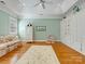 Charming bedroom with hardwood floors, built-in storage, and ample space for relaxation and play at 3600 Castellaine Dr, Charlotte, NC 28226