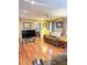 Spacious living room with hardwood floors and neutral paint at 453 Cotton Ct, York, SC 29745
