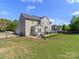 Spacious backyard featuring a manicured lawn, fenced yard, and a patio area ideal for outdoor enjoyment at 706 Springwood Dr # 14, Waxhaw, NC 28173
