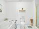 Bathroom with jetted tub and modern fixtures at 9808 Emerald Point Dr # 10, Charlotte, NC 28278
