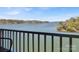 Scenic lake view from a balcony with tranquil waters and lush greenery, offering serene outdoor living at 9808 Emerald Point Dr # 10, Charlotte, NC 28278