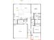 Detailed floor plan showcasing the layout with a kitchen, Gathering room, bedrooms, and garage access at 1018 Cunningham Farm Dr, Indian Trail, NC 28079