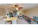 Bonus room features desk, seating area, decorative shelving and carpet floors at 122 N Shayna Rd, Troutman, NC 28166