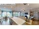 Open concept living space featuring kitchen, dining, and living room areas at 122 N Shayna Rd, Troutman, NC 28166