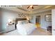Serene main bedroom featuring plush bedding and ample natural light at 122 N Shayna Rd, Troutman, NC 28166