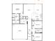 Detailed floor plan showcasing the layout of this home, including bedrooms, bathrooms, kitchen, and living spaces at 12572 Forager Pl # 68, Midland, NC 28107