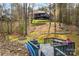 Backyard with a deck perfect for relaxing and enjoying the outdoor view at 135 Frostcliff Ln, Mooresville, NC 28117