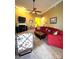 Inviting living room with plush seating, fireplace, and neutral carpet, creating a comfortable atmosphere at 201 Fancy Lady Ct, York, SC 29745