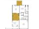 First-floor floor plan featuring a great room, primary bedroom, dining room, and a two-car garage at 2018 Puddle Pond Rd, Indian Trail, NC 28079