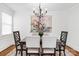 Formal dining room with stylish chairs, chandelier, and elegant decor at 2208 Bay St, Charlotte, NC 28205