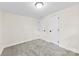 Bedroom with new carpet, neutral paint, closet and one window at 2706 Booker St, Gastonia, NC 28054
