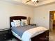 Cozy bedroom featuring a comfortable bed, bedside tables, and soft lighting for relaxation at 2916 Grand Union Way, Charlotte, NC 28209
