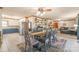 Open living space with kitchen, dining and living room is great for entertaining and spending time with Gathering at 3526 Harmony Hwy, Harmony, NC 28634