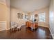Comfortable home office with natural light and a cozy seating area at 3613 Martele Dr, Mint Hill, NC 28227