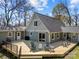 Expansive wooden deck with outdoor seating, perfect for entertaining in this beautiful home at 3647 Glen Haven Sw Dr, Concord, NC 28027