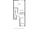 Floor plan of the first floor of the home with measurements of each room at 4340 N Center Ne St # 508, Hickory, NC 28601