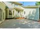 Spacious concrete patio at 5232 Silchester Ln, Charlotte, NC 28215