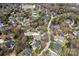 Neighborhood aerial view showcasing the property's location near community amenities including a clubhouse and tennis courts at 880 Craigmont Nw Ln, Concord, NC 28027