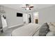 Spacious bedroom featuring wood-look flooring, closet, and ensuite bath at 9209 Tibble Creek Way, Charlotte, NC 28227