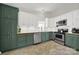 Updated kitchen featuring stainless steel appliances and two-toned cabinetry with great natural light at 9209 Tibble Creek Way, Charlotte, NC 28227
