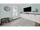 Bright home office with built-in cabinets, a large window, and modern decor at 110 Sonnys Way, Fort Mill, SC 29708