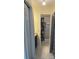 Bright bathroom features a shower and tub combo with decorative tile accent at 1101 E Morehead St # 31, Charlotte, NC 28204