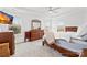 Spacious main bedroom with tray ceiling, large windows and traditional furnishings at 12706 Heath Grove Dr, Huntersville, NC 28078