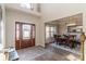 Bright foyer with hardwood floors, a view of the front door and the dining room at 1358 37Th Avenue Ne Pl, Hickory, NC 28601
