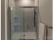 Modern shower with glass enclosure, sleek fixtures, and tile surround, offering a luxurious bathing experience at 1358 37Th Avenue Ne Pl, Hickory, NC 28601