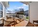 Spacious deck with comfortable seating, offering a tranquil outdoor living space at 14024 Alley Son St, Huntersville, NC 28078