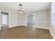 Dining Room featuring wood floors and recessed lighting at 209 N Yadkin Ave, Spencer, NC 28159