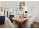This dining room features modern decor and an open floor plan, perfect for entertaining and Gathering gatherings at 209 Sardis Ln, Charlotte, NC 28270
