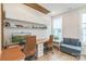 A well-appointed office with built-in desk, ample storage, and comfortable seating at 3105 Beans Blvd, Charlotte, NC 28203