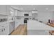 Bright open kitchen featuring white counters, stainless appliances, and modern fixtures at 3205 19Th Ne Ave, Hickory, NC 28601