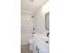 Modern bathroom featuring tiled shower, vanity with black hardware, and contemporary mirror at 333 City Ave, Lancaster, SC 29720