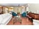 Comfortable living room area showcasing hardwood floors and an open layout at 3721 Oak View Ct, Matthews, NC 28105